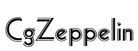 CgZeppelin Font Image