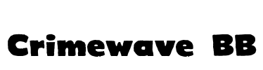 Crimewave BB Font Image