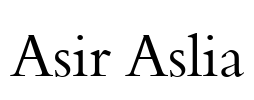 Asir Aslia Font Image