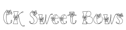 CK Sweet Bows Font Image