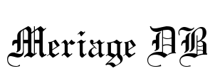 Meriage DB Font Image