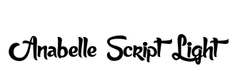 Anabelle Script Light