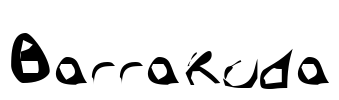 Barrakuda Font Image