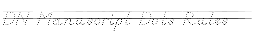 DN Manuscript Dots Rules