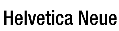 Helvetica Neue Font Image