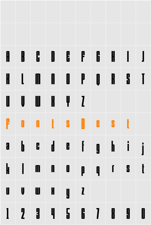 Armada Character Map