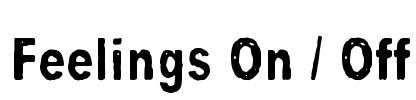 Feelings On / Off Font Image