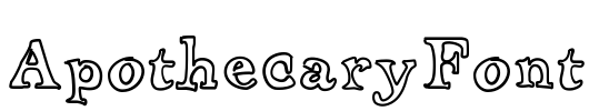 ApothecaryFont Font Image