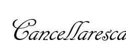 Cancellaresca Font Image