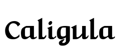 Caligula Font Image