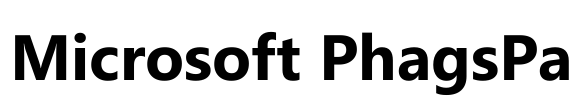 Microsoft PhagsPa Font Image