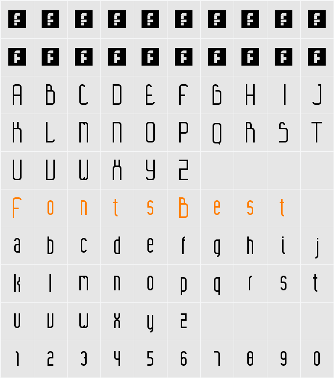 Ines Character Map