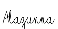 Alagunna Font Image