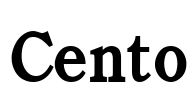 Cento Font Image