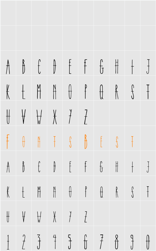 Corder Character Map