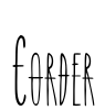 Corder Font Image