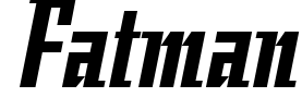 Fatman Font Image