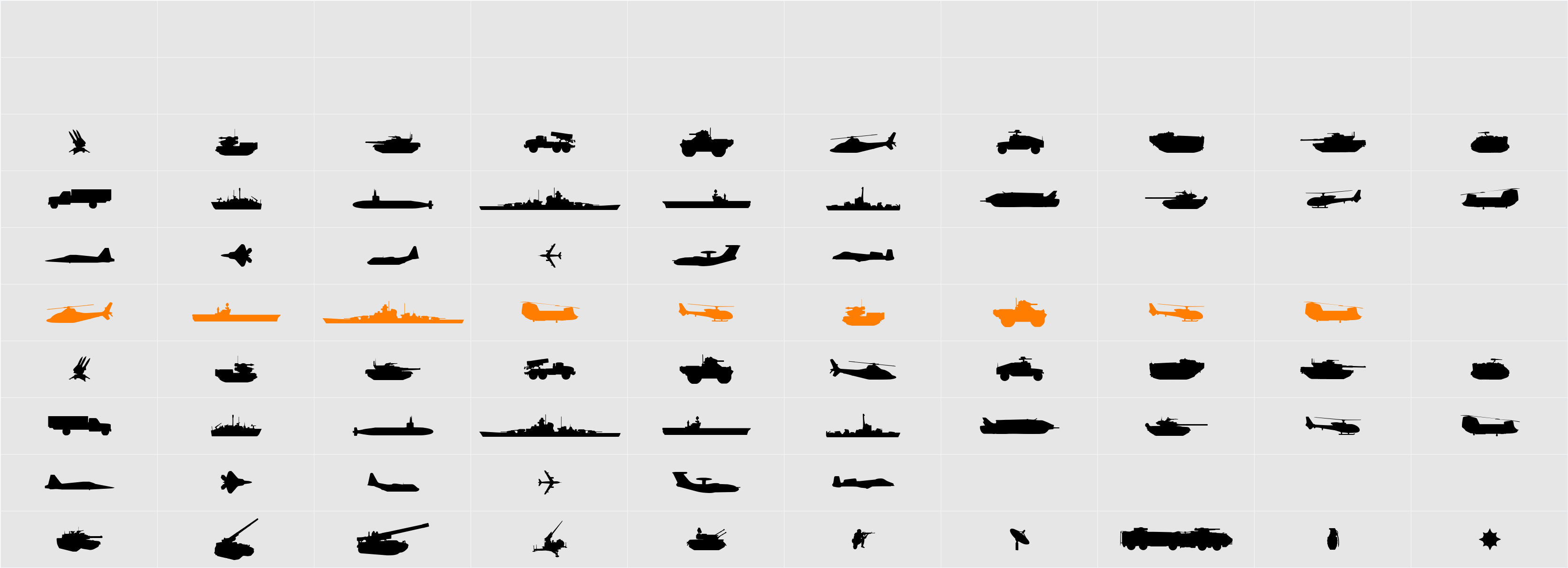 Military RPG Character Map