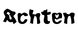 Achten Font Image