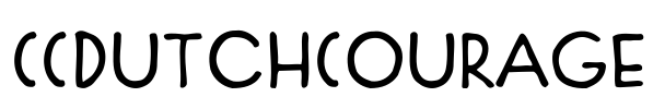 CCDutchCourage Font Image