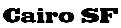 Cairo SF Font Image