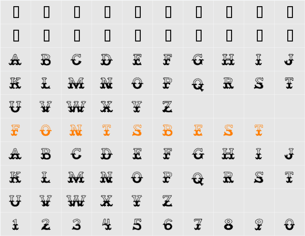 CourtJesterFrizzy Character Map