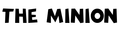 THE MINION Font Image