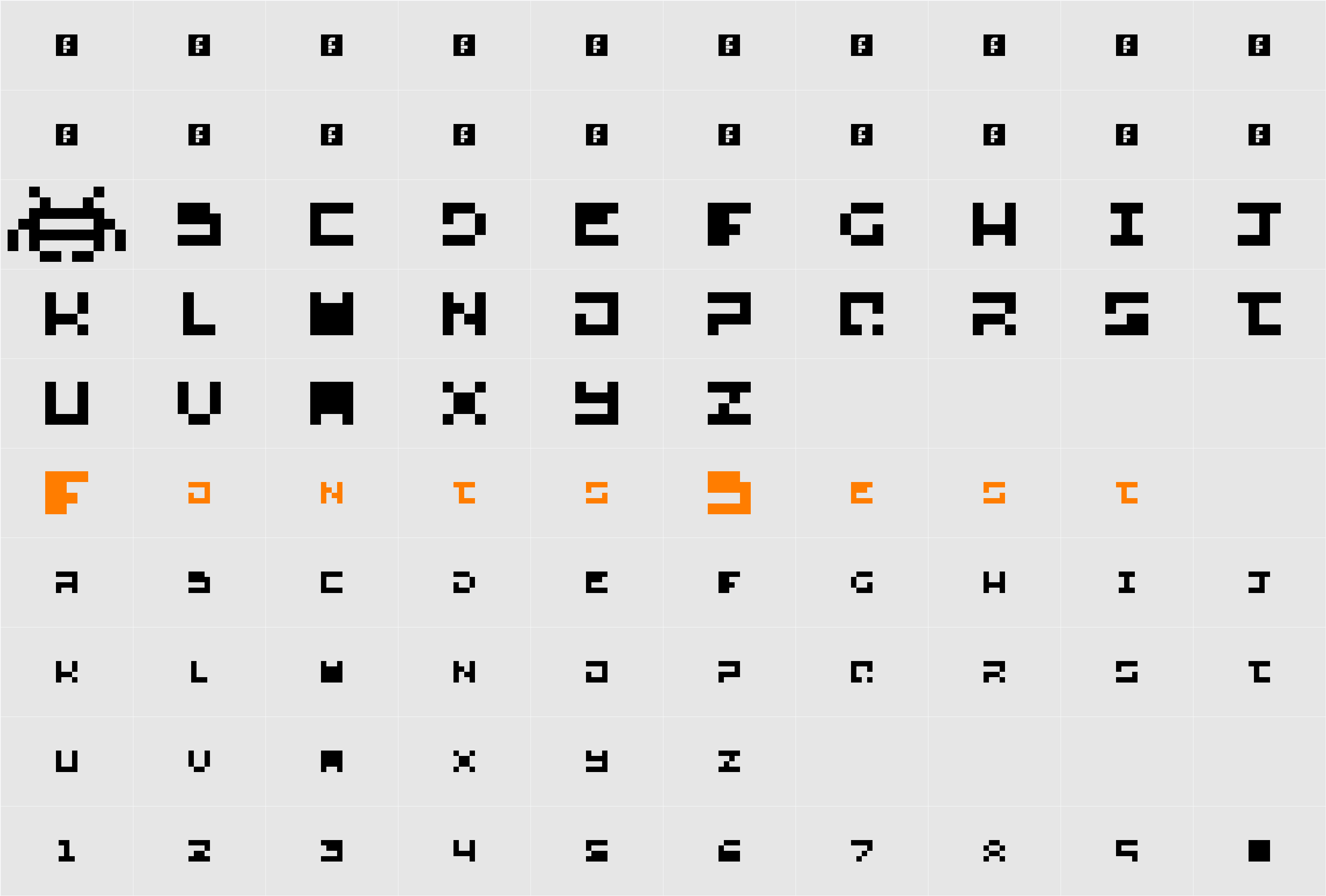 ABO MANDO Character Map