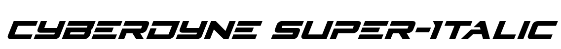 Cyberdyne Super-Italic