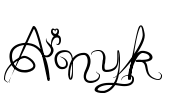 Anyk Font Image