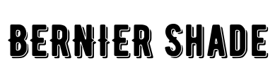 BERNIER Shade Font Image