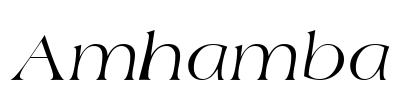 Amhamba Font Image