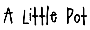 A Little Pot Font Image