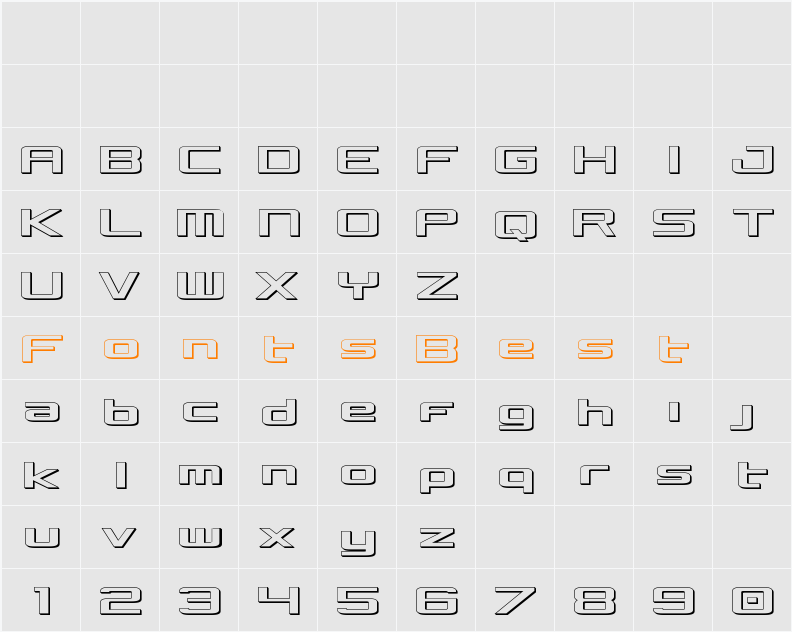 Concielian 3D Character Map