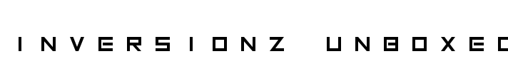 Inversionz Unboxed Font Image