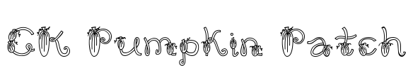 CK Pumpkin Patch Font Image