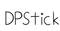 DPStick Font Image