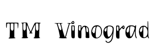 TM Vinograd Font Image