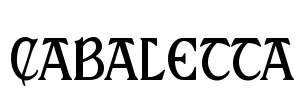 Cabaletta Font Image