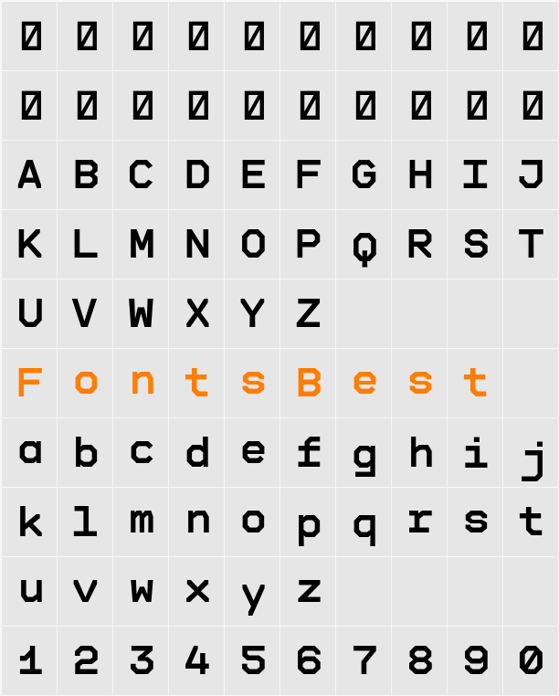 Feature Mono Character Map