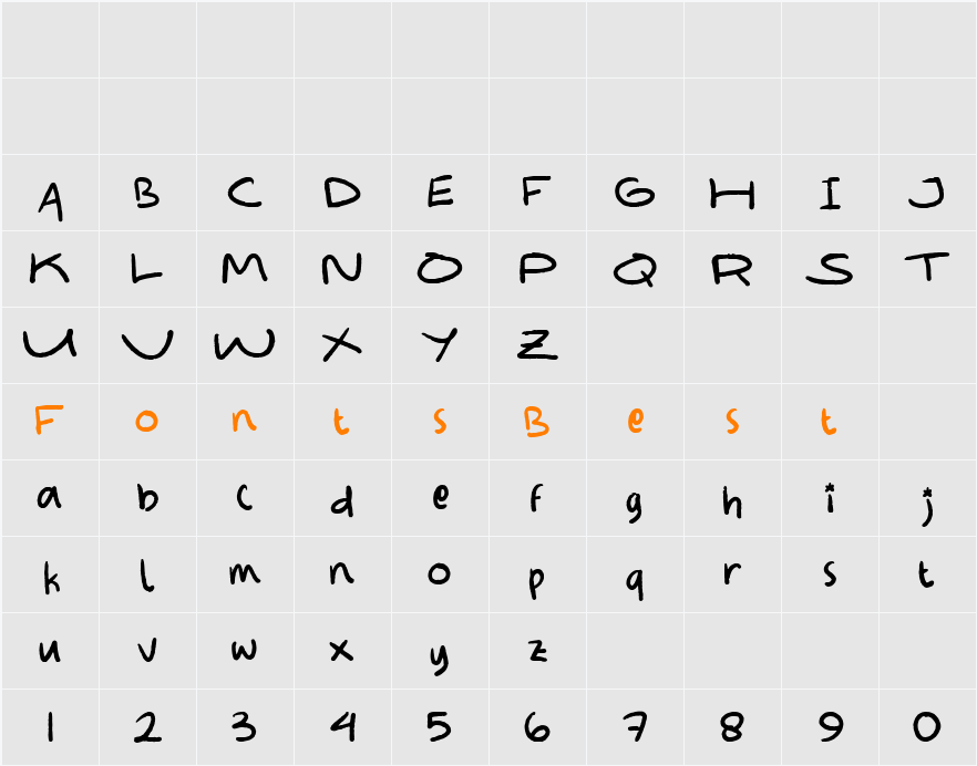 SL Minoel Character Map