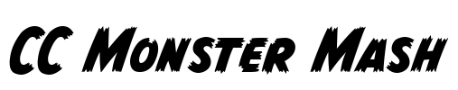 CC Monster Mash Font Image