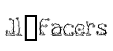 JI-Facers Font Image