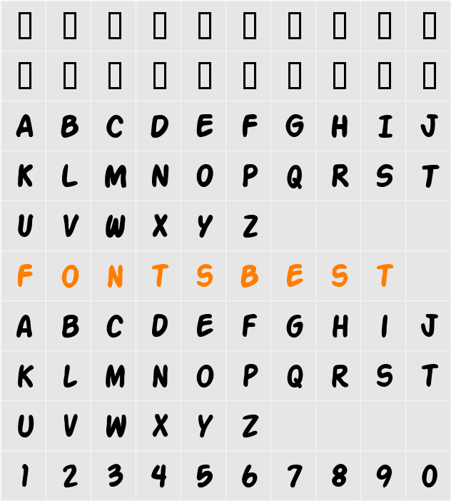 JI-Dumper Character Map