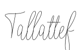 Tallattef Font Image