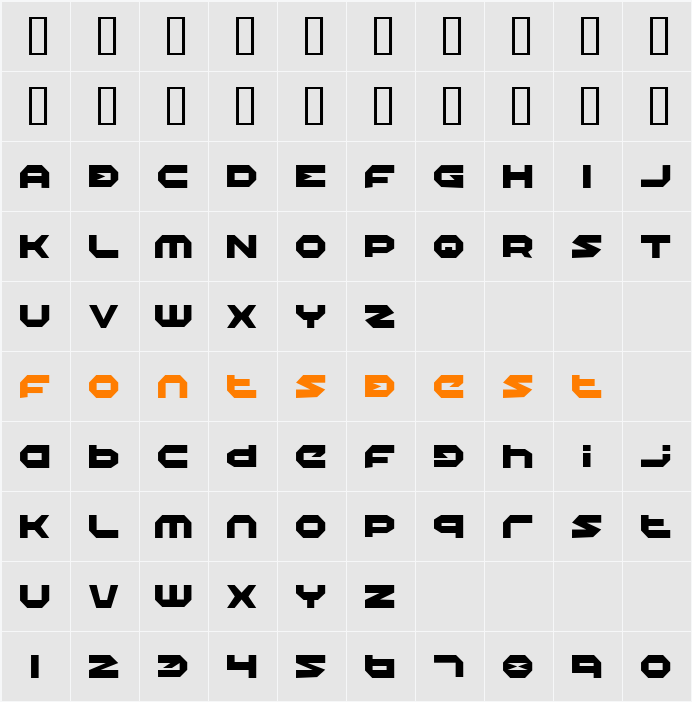 JI-Dogies Character Map