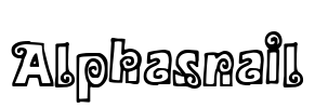 Alphasnail Font Image