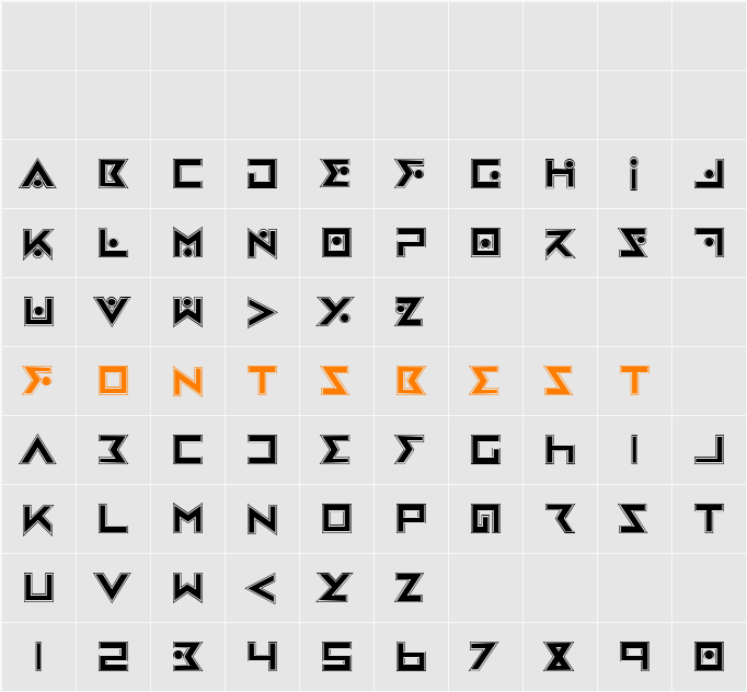 Iron Cobra Pro Character Map