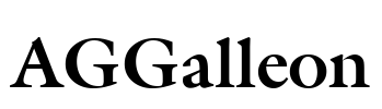 AGGalleon Font Image