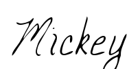 Mickey Font Image